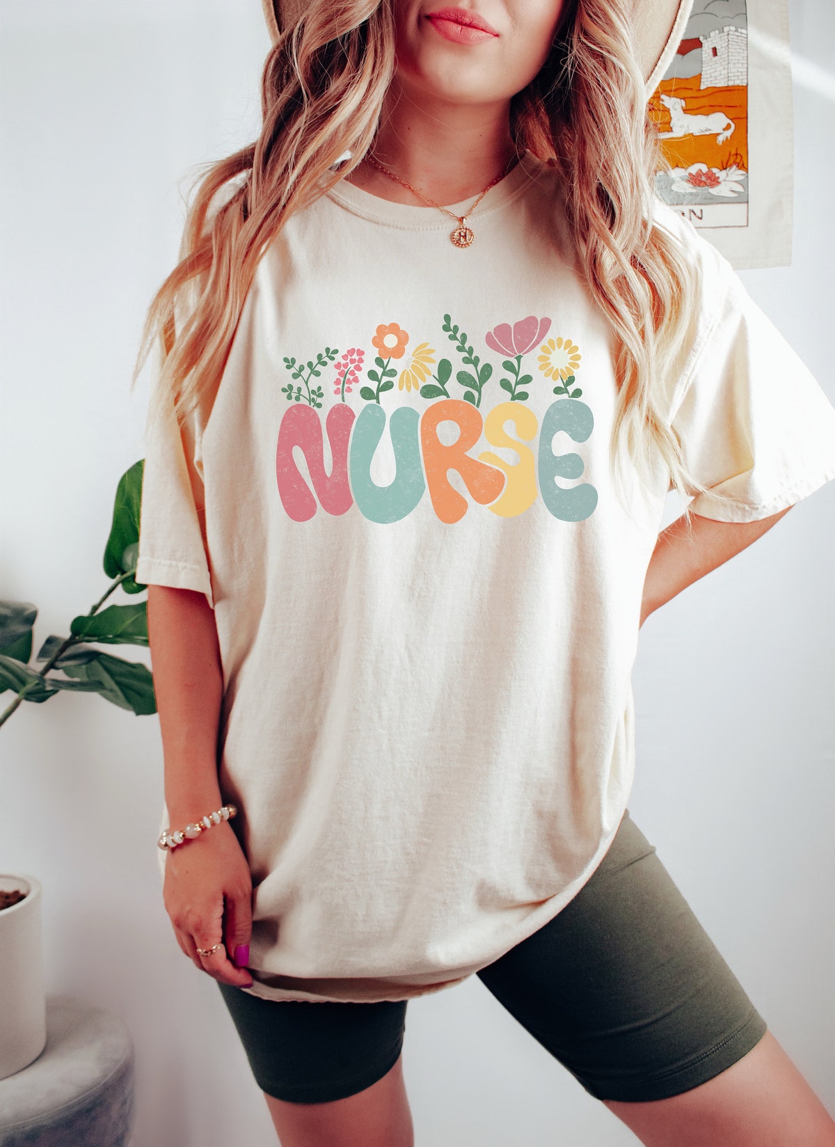Floral Nurse Shirt, Nurse Appreciation, Registered Nurse Student T-shirt, Nursing School