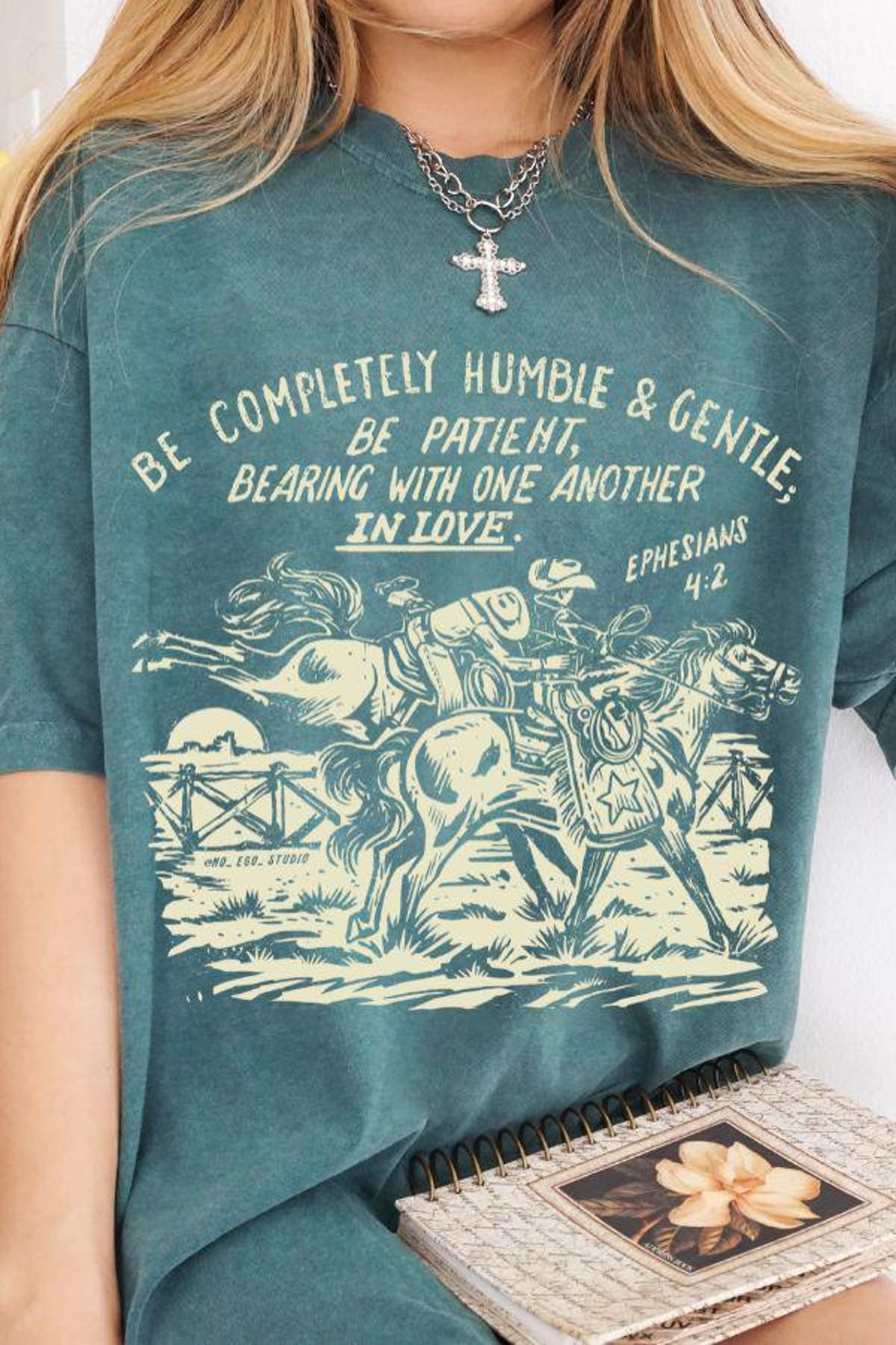 Western Christian Graphic Tee, Boho Christian Shirts, Bible Verse T-Shirt Western Christian Graphic Tee, Boho Christian Shirts, Bible Verse T-Shirt