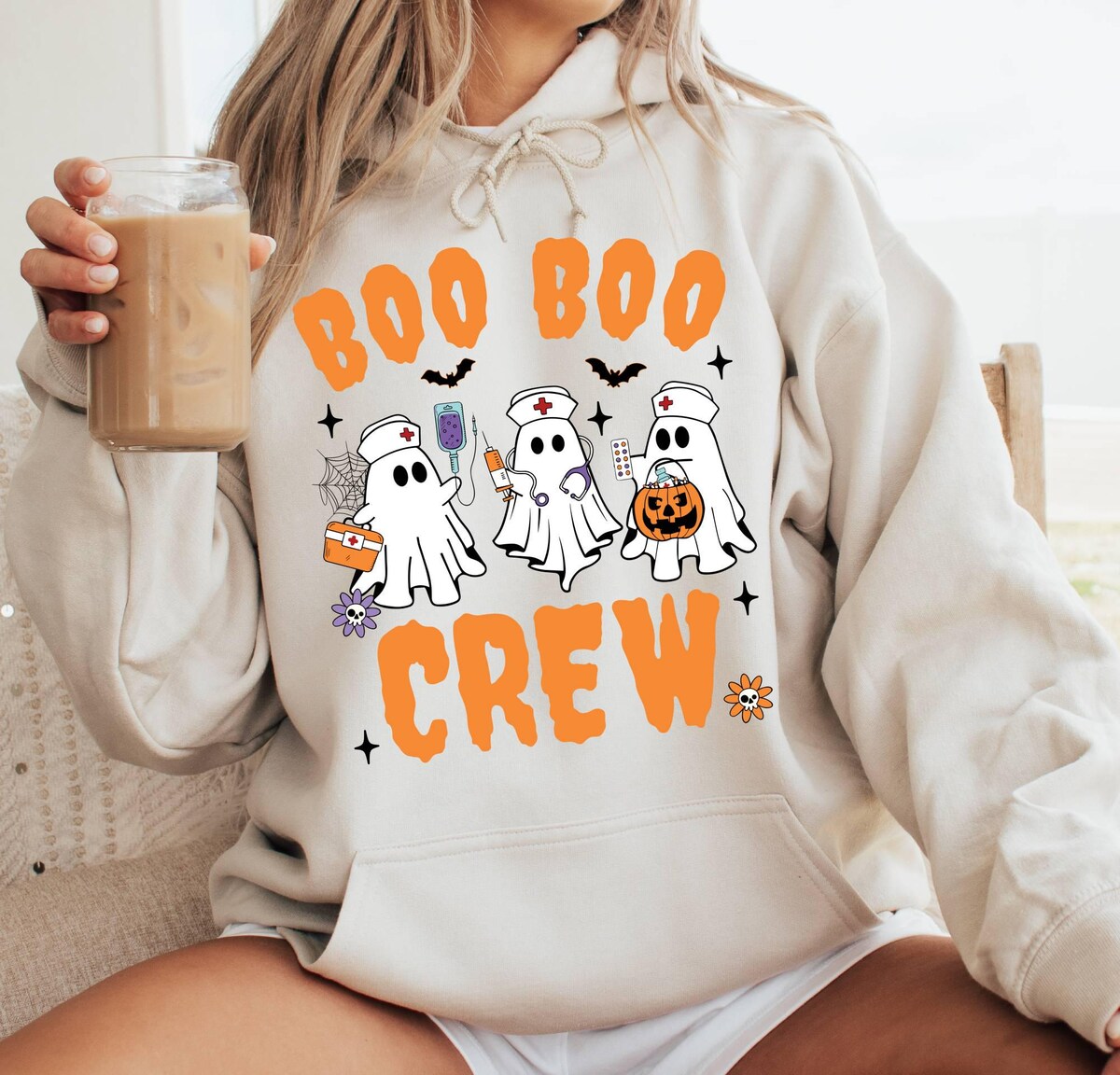 Halloween Boo Boo Crew Nurse Shirt, Funny ICU ER Nurse Tee, Gift for Nursing Students