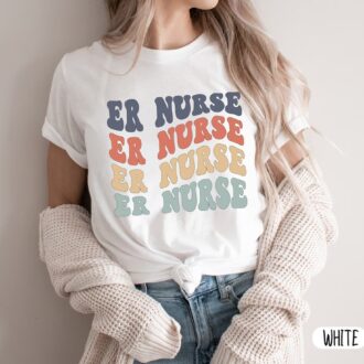 Groovy ER Nurse Shirt, Emergency Nurse Tee, New Nurse Gift, Nurse Graduation, Appreciation Gift