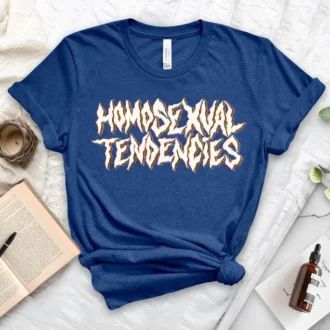 Lesbian Pride Shirt, Homosexual Tendencies Tee, LGBTQ+ Ally, Queer Apparel, Halloween Party