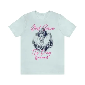 God Save the Drag Queen T-shirt, LGBTQ+ Pride Tee, Support Drag Culture, Not a Crime