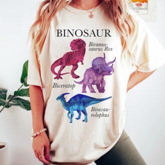 Funny Bisexual Dinosaur Shirt, Subtle Bi Pride Tee, Bisexual Gift Funny Bisexual Dinosaur Shirt, Subtle Bi Pride Tee, Bisexual Gift