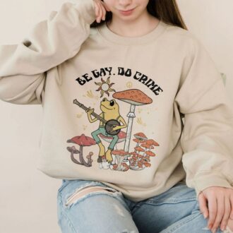 Be Gay Do Crime Sweatshirt, Funny LGBTQ+ Pride Shirt, Queer Community, Pride Month Gift Be Gay Do Crime Sweatshirt, Funny LGBTQ+ Pride Shirt, Queer Community, Pride Month Gift